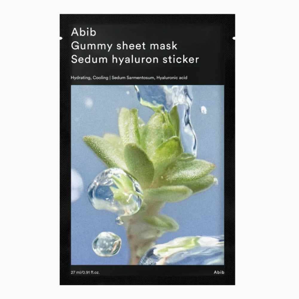 Masca de față Gummy Sheet cu hialuron, ABIB, Hyaluron Sticker, 27ml