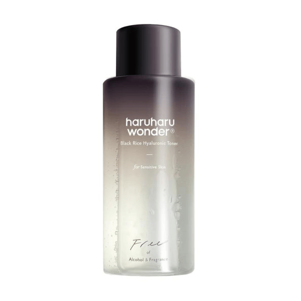 Toner hidratant cu orez negru și acid hialuronic pentru piele sensibilă, Haruharu Wonder - 150ml