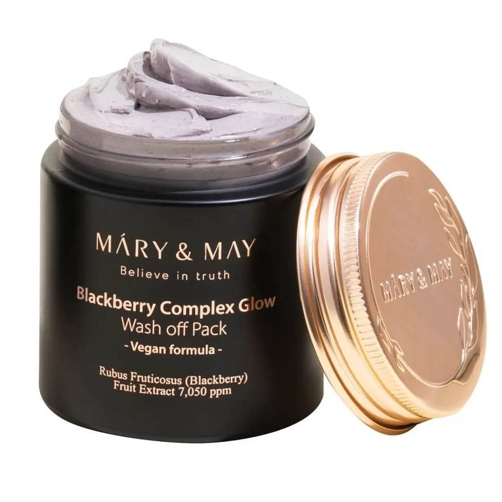 Mască de față iluminatoare cu complex de mure, Mary & May, 125g