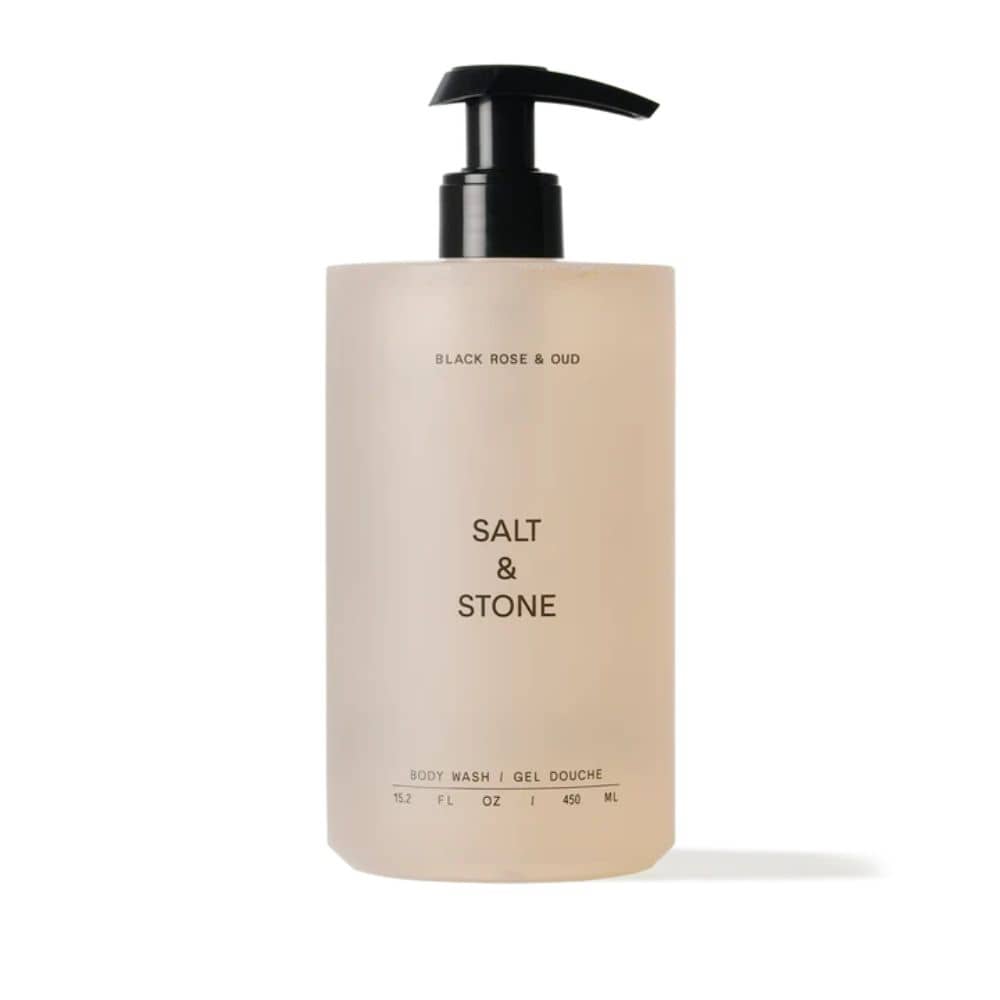 Gel de dus cu Trandafir negru si Oud, 450ml, Salt & Stone