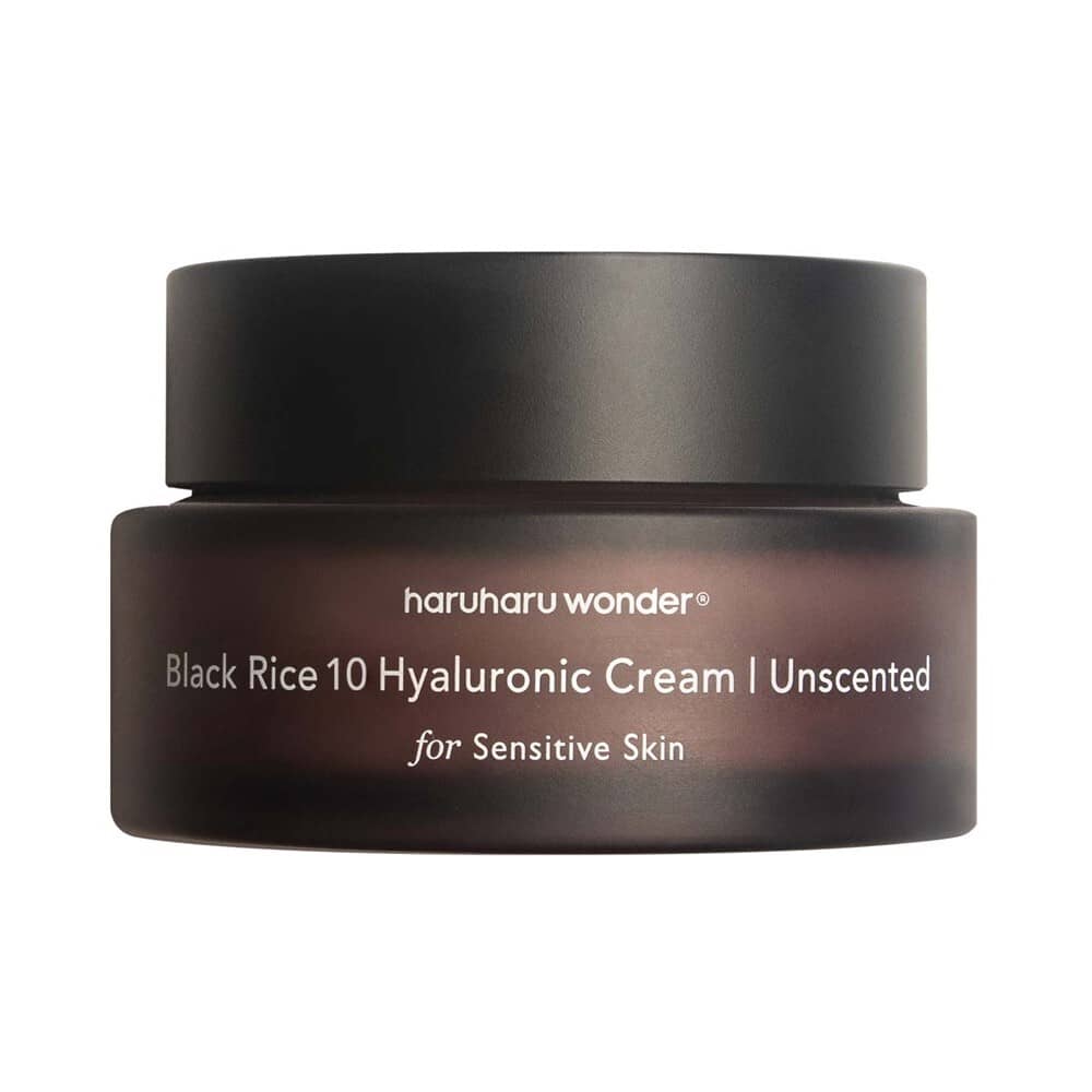 Crema hidratanta fara parfum Black Rice 10 Hyaluronic, HaruHaru Wonder, 50ml