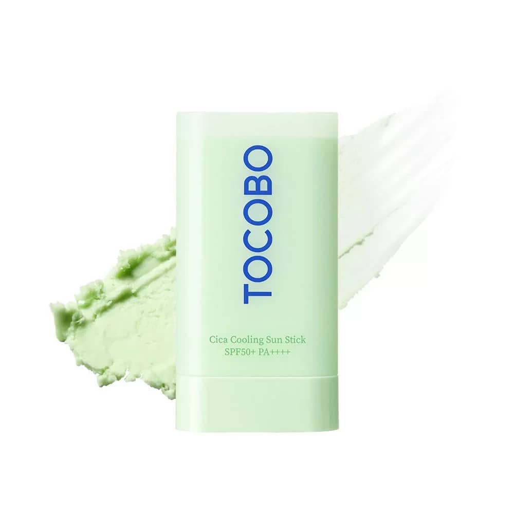 Stick protectie solara, Cica Cooling Sun Stick SPF50+ PA++++, TOCOBO, 18g