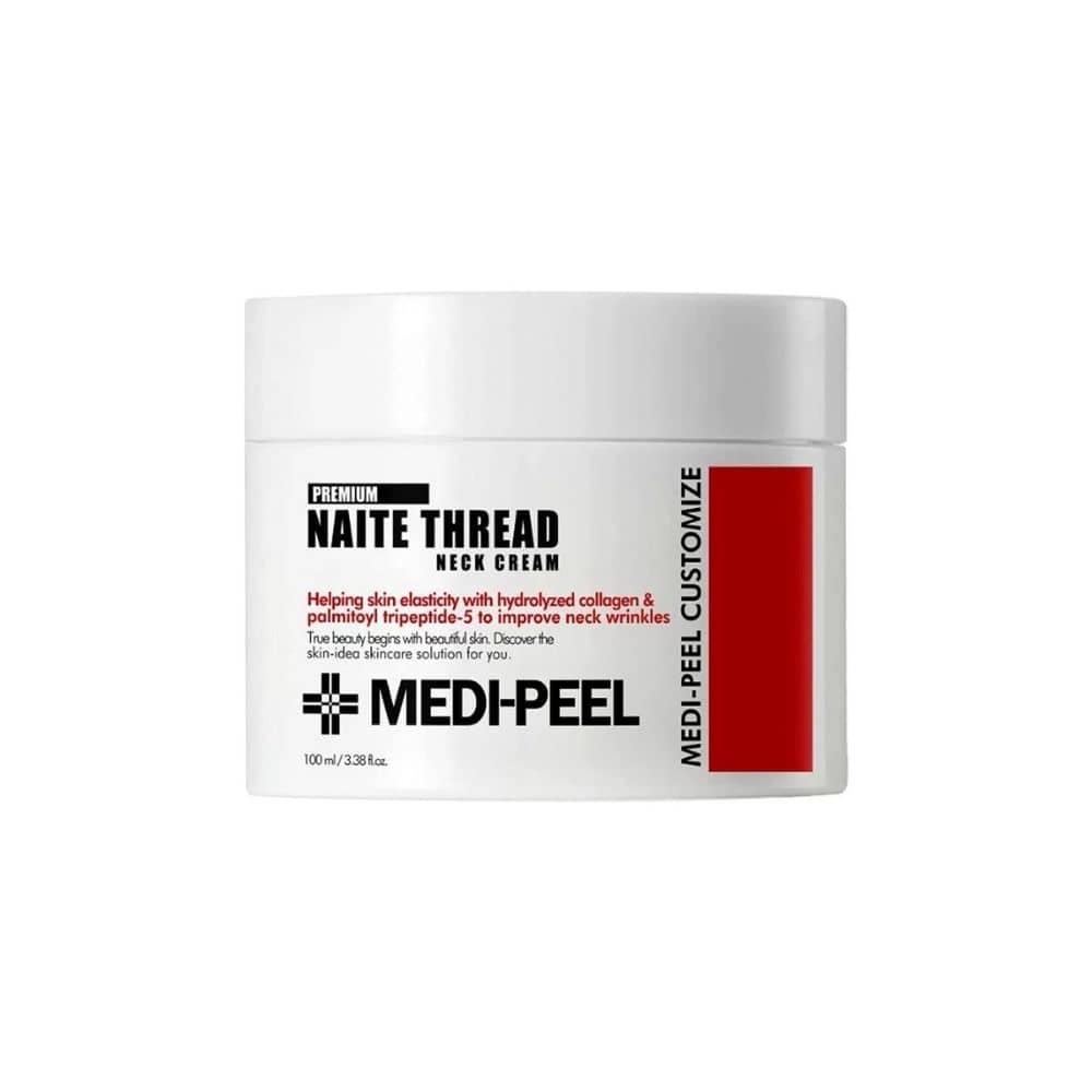 Cremă cu peptide pentru gât și decolteu, Collagen Naite Thread Neck Cream Premium 2.0, Medi-Peel, 100ml