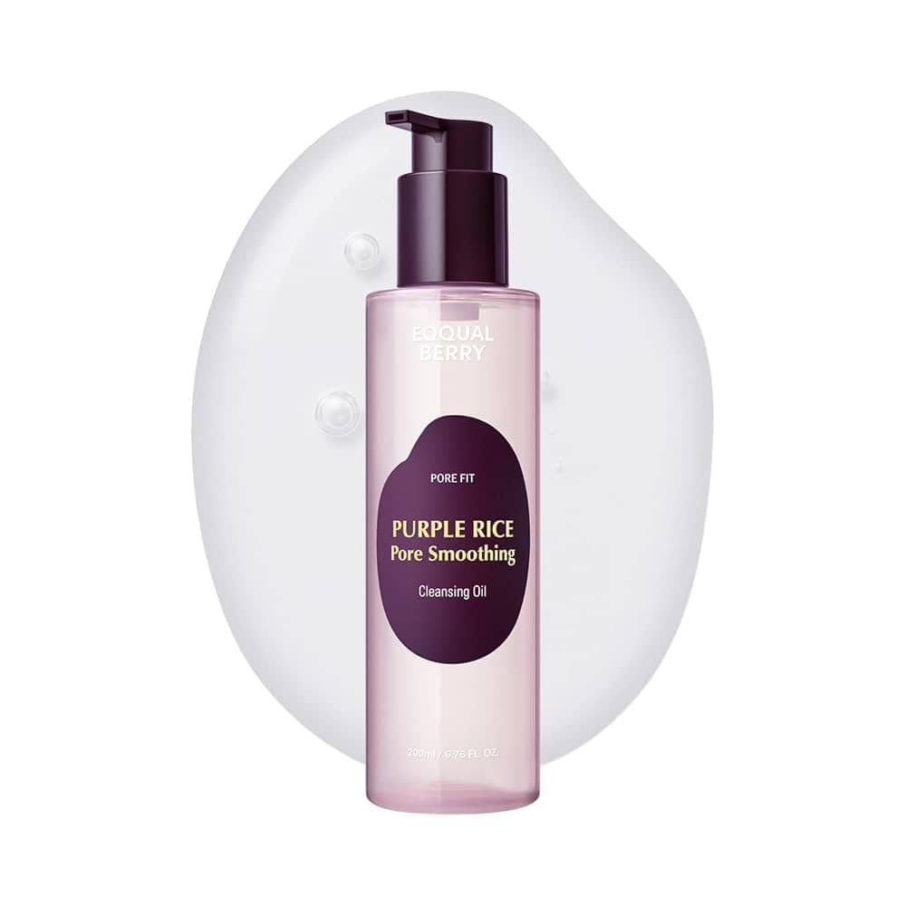 Eqqualberry Purple Rice Pore Smoothing Cleansing Oil, 200ml