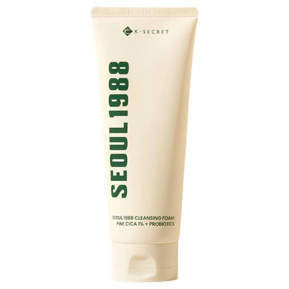 K-SECRET SEOUL 1988 Cleansing Foam : Pine Cica 1% + Probiotics, 150ml