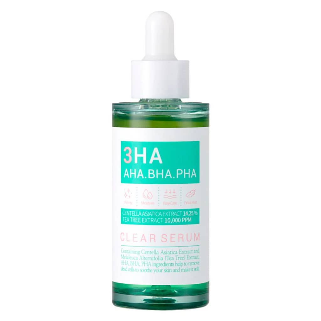 Ser facial cu trei tipuri de acizi, 3HA Clear, esfolio, 50ml