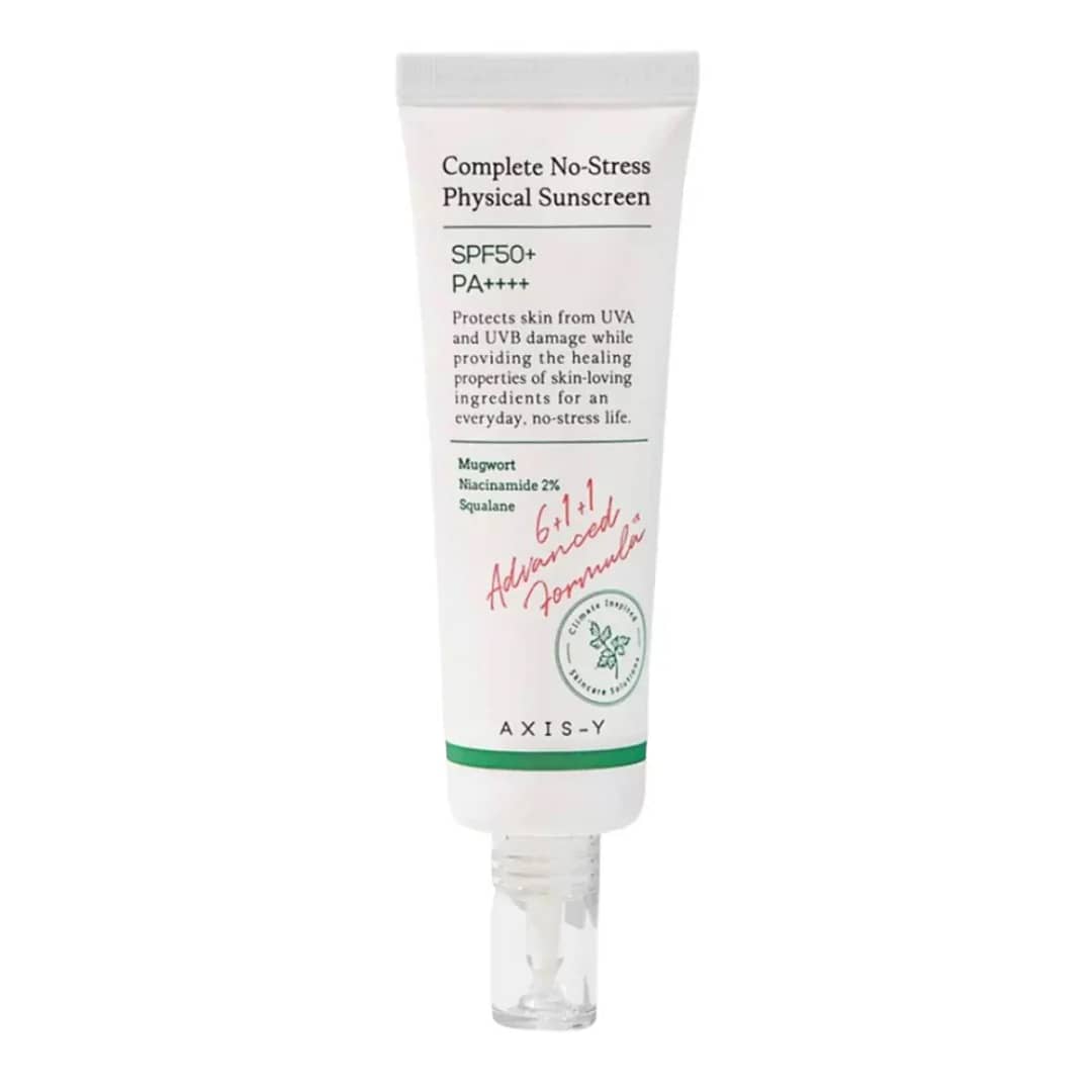 Crema de fata SPF 50+ PA++++,  Complete No-Stress Physical V.3, AXIS-Y, 50 ml