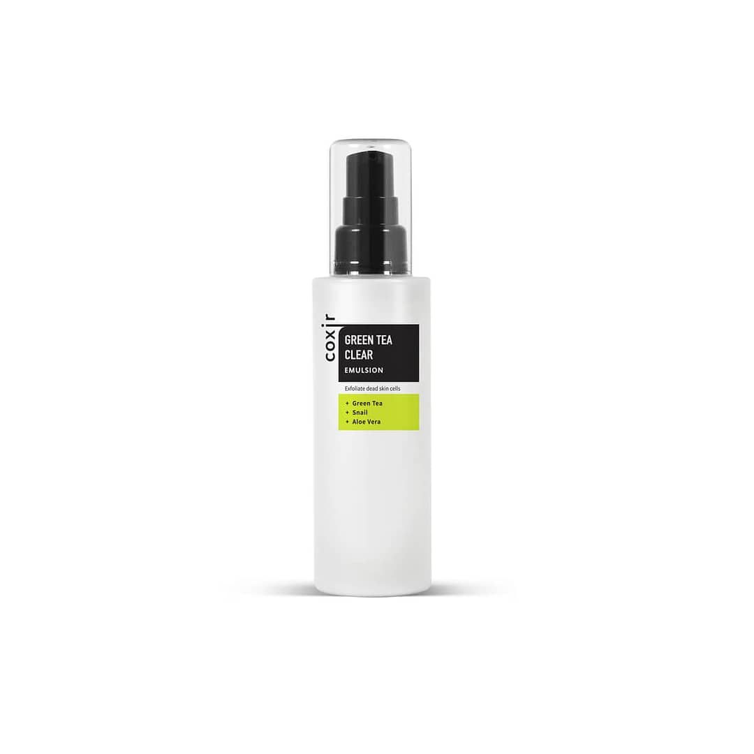 Emulsie clarifiantă cu ceai verde, Coxir, Green Tea Clear Emulsion, 100ml