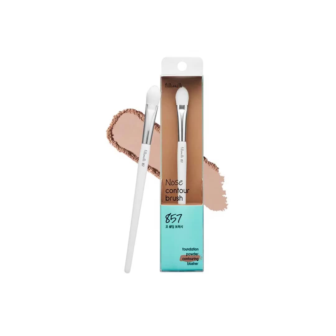 Pensulă pentru conturul nasului, Fillimilli, Nose Contour Brush 857
