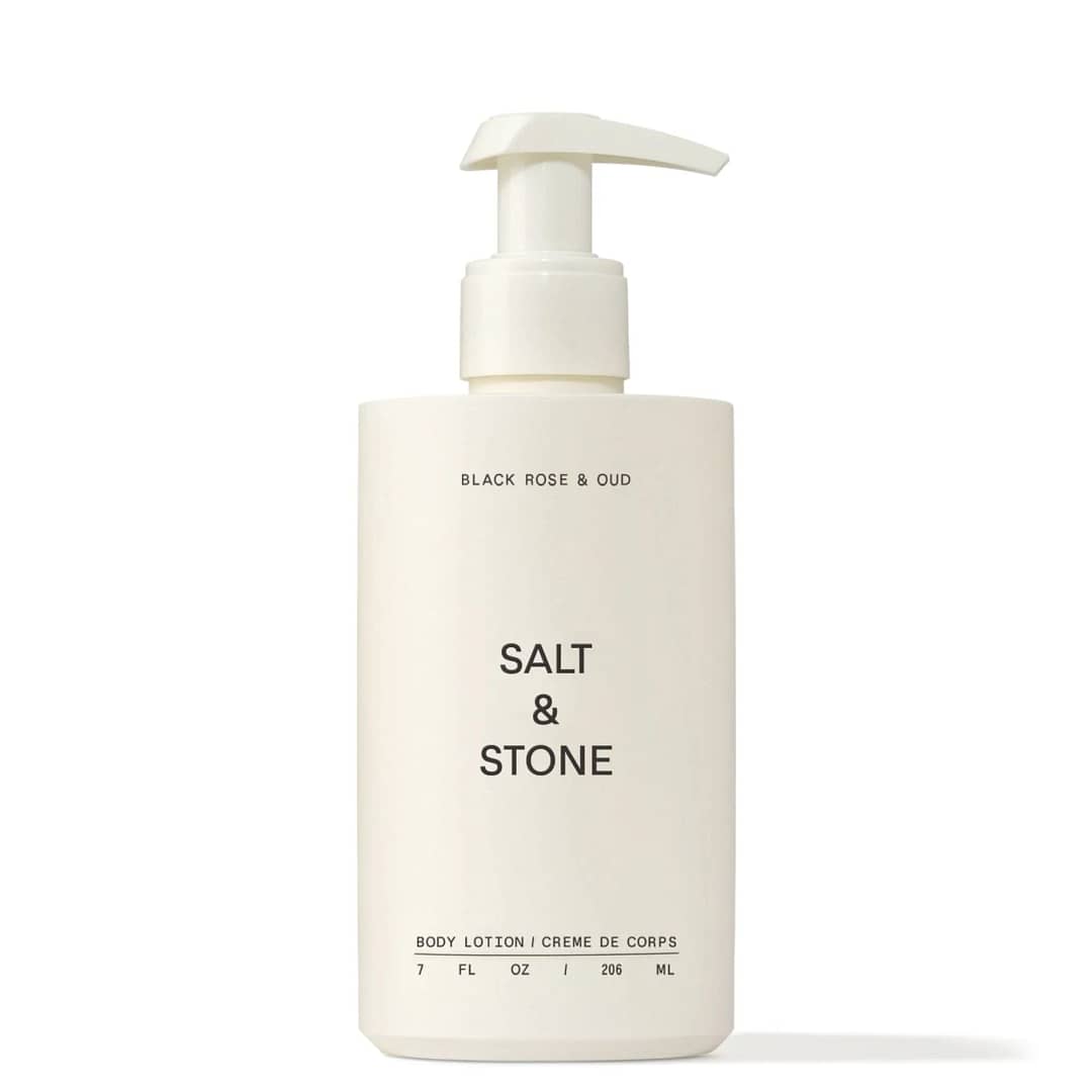Lotiune de corp hidratanta, trandafir negru si oud, Salt & Stone, 212ml