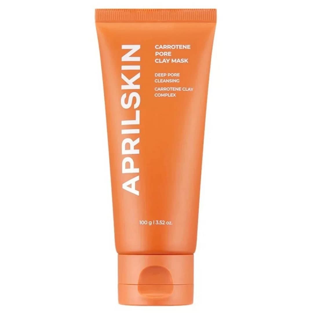 Masca cu argilă pentru pori cu carotenoizi, Aprilskin, Carrotene Pore Clay Mask, 100g