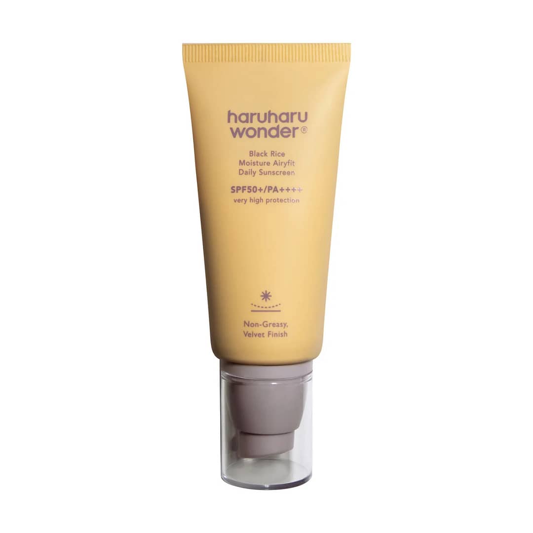 Crema solară Black Rice Moisture Airfit cu SPF50+ PA++++, HaruHaru WONDER, 50ml