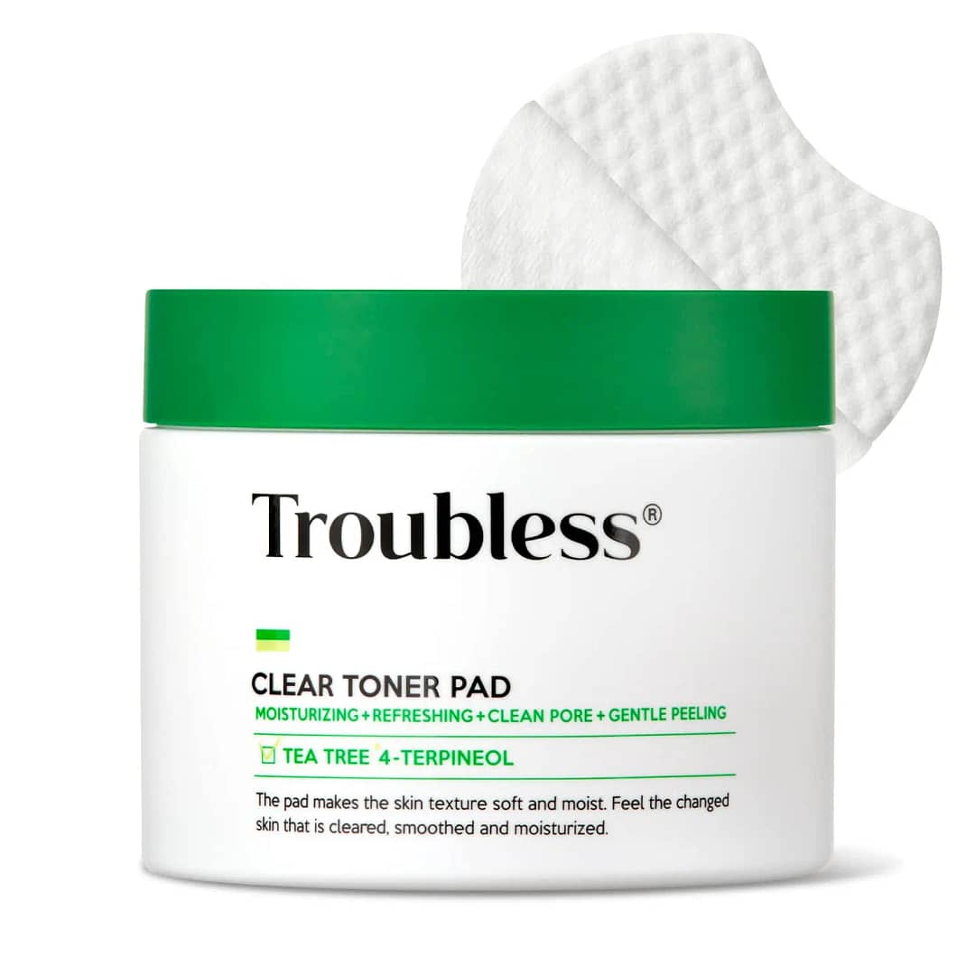 Toner paduri pentru curățare și combaterea imperfecțiunilor Clear, Troubless, 165ml