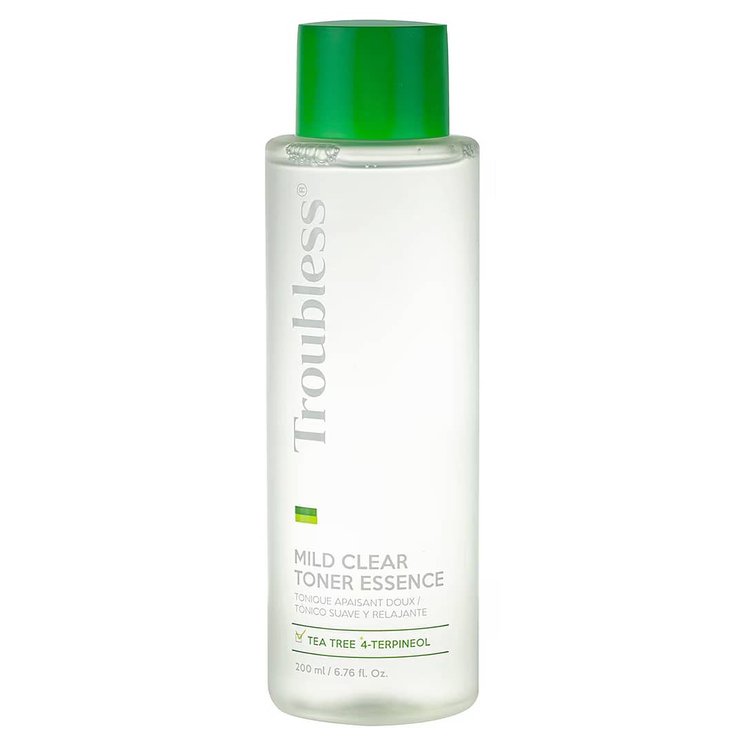 Esenta toner MILD CLEAR pentru curățare delicată, Troubless, 200ml