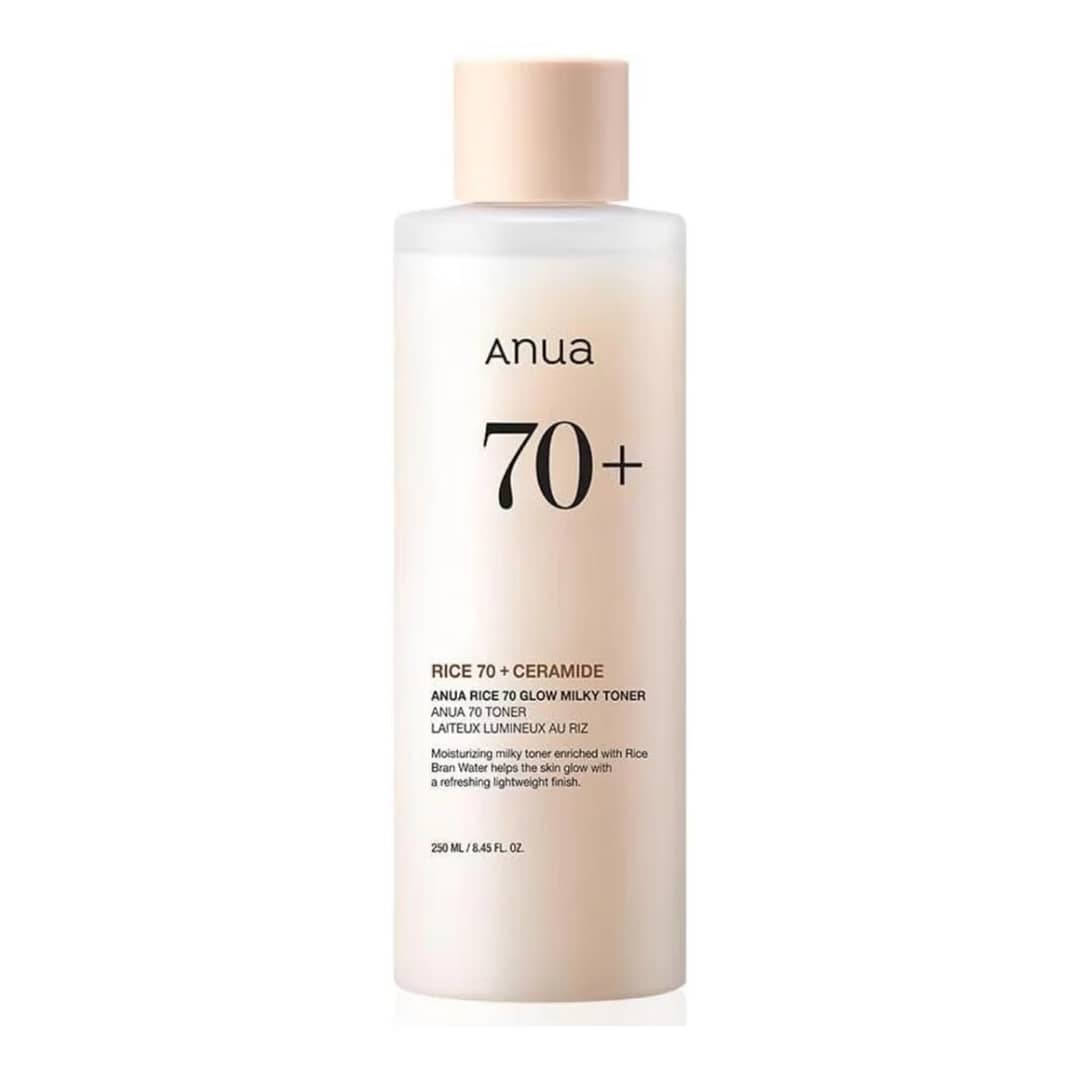 Anua Rice Toner Iluminator - 70% extract de Orez pentru Hidratare și Strălucire - 250ml