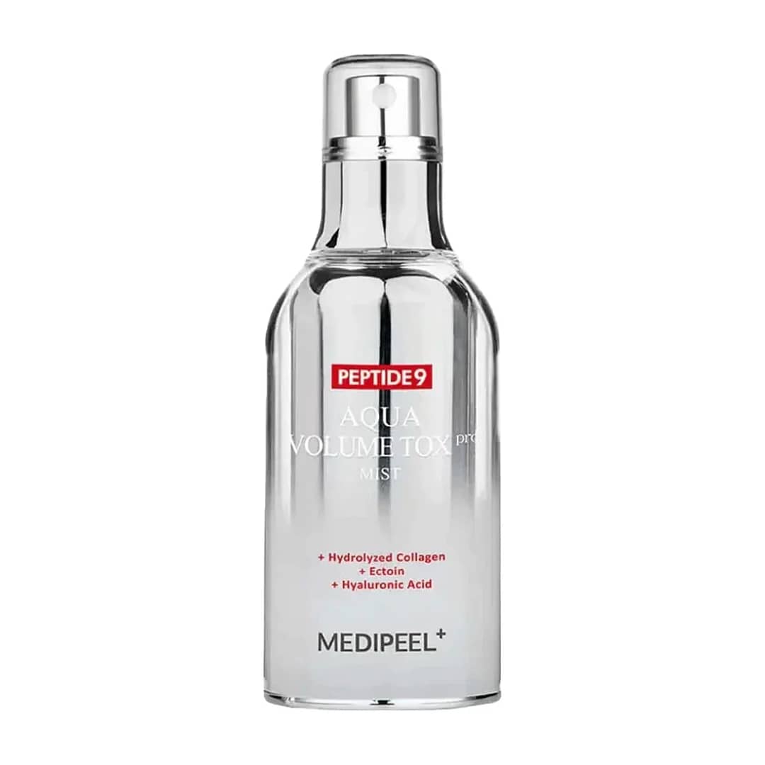 Spray de fata hidratant cu 9 peptide Aqua Volume Tox Pro, Medi-Peel, 50 ml