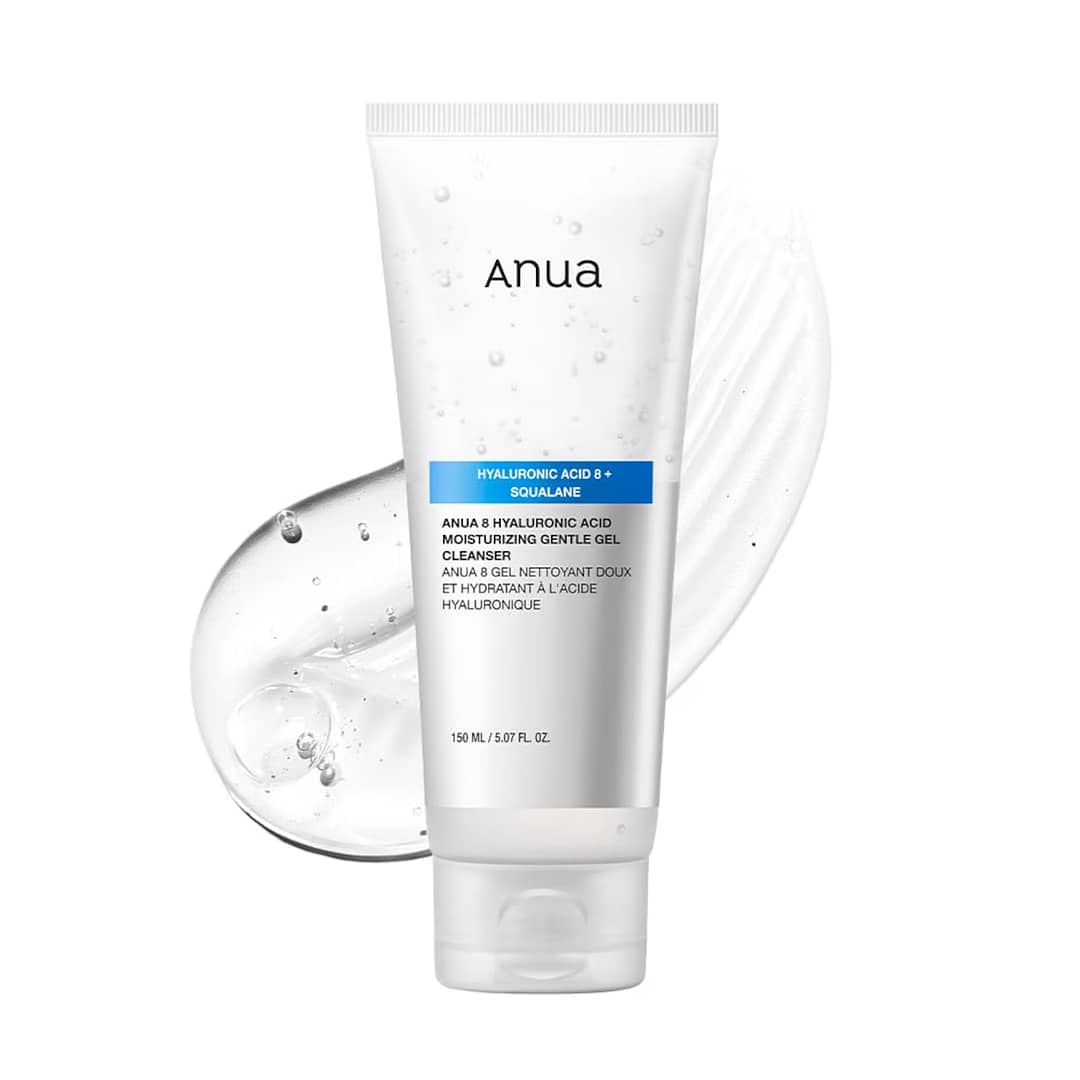 Spuma de curatare 8 tipuri de acid hialuronic, Acid Hydrating Gentle Foaming Cleanser, Anua, 150ml