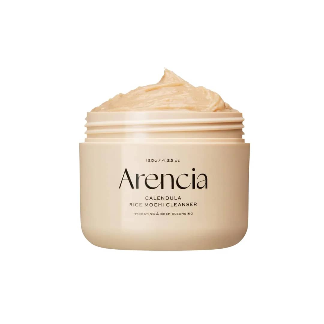 Spuma de curatare faciala cu mochi de orez, Fresh Calendula Mochi Cleanser, Arencia, 120g