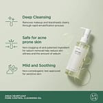 Anua Cleansing Oil - Ulei de curățare pentru controlul porilor Heartleaf, 200ml - Imagine 2