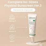 Crema de fata SPF 50+ PA++++,  Complete No-Stress Physical V.3, AXIS-Y, 50 ml - Imagine 2