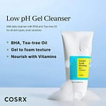 COSRX Cleanser - Gel de curățare cu pH scăzut, 150ml - Imagine 2