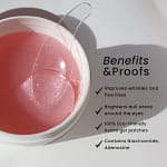 Plasturi pentru ochi cu trandafir bulgăresc, Heimish, 60 buc - Imagine 3