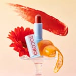 Balsam de buze stralucitor cu tentă, TOCOBO, 013 Tangerine Red, 3.5g - Imagine 5