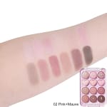 Paletă de farduri de pleoape, Colorgram, Pin Point Eyeshadow Palette, 12g - Imagine 6
