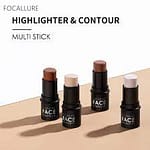 Iluminator și contur, FOCALLURE, Highlighter & Contour, 6g - Imagine 3