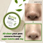 Masca de curățare pentru pori cu matcha, Some By Mi, Super Matcha Pore Clean Clay Mask, 100ml - Imagine 7