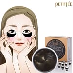 Patchuri pentru ochi cu perle negre și aur, 60 buc (30 perechi) - Imagine 4