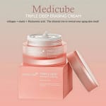 Cremă cu colagen triplu, Medicube, Triple Collagen Cream 4.0, 50ml - Imagine 5