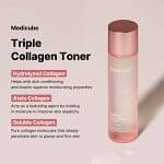 Toner cu colagen triplu, Medicube, Triple Collagen Toner, 140ml - Imagine 2