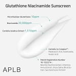 Crema protectie solara SPF50+ cu glutathion și niacinamidă, APLB, 40ml - Imagine 4