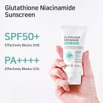 Crema protectie solara SPF50+ cu glutathion și niacinamidă, APLB, 40ml - Imagine 3