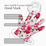 Masca pentru maini, Rose Petal Satin, PETITFEE, 1 pereche - Imagine 2