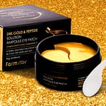 Patchuri pentru ochi cu 24K aur și peptide, farmstay, 60 buc - Imagine 3