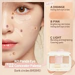 Paletă machiaj tip concealer cu trei nuanțe, Judydoll - Imagine 4
