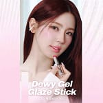 Luciu de buze gel cu efect de strălucire naturală, Dewy Gel Glaze Stick, WAKEMAKE - Imagine 2