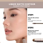 Contur lichid si iluminator pentru fata, Judydoll, Cool Gray Brown 4.5g - Imagine 4