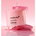 Dischete gel tonifiante cu colagen roz PDRN, Medicube 120ml, 70 buc - Imagine 2