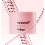 Dischete gel tonifiante cu colagen roz PDRN, Medicube 120ml, 70 buc - Imagine 3