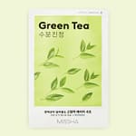 Masca faciala cu ceai verde, Airy Fit Sheet Mask, Missha, 19g