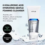 Spuma de curatare 8 tipuri de acid hialuronic, Acid Hydrating Gentle Foaming Cleanser, Anua, 150ml - Imagine 2