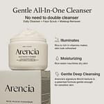 Spuma de curatare faciala cu mochi de orez si mucina melc, Rice Mucin Cleanser, Arencia, 120g - Imagine 3