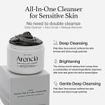 Spuma de curatare faciala cu mochi de orez, Black Tea Rice Mochi Cleanser, Arencia, 120g - Imagine 4