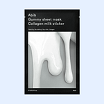 Mască de față, Abib, Gummy Sheet Mask, Collagen Milk Sticker, 27ml