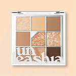 Paletă fard de ochi Glitterpedia, Unleashia, N°2 All of Brown, 6.6g