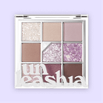 Paletă fard de ochi Glitterpedia, Unleashia, N°4 All of Lavender Fog, 7.5g
