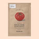 Mască de față cu extract de roșii, SKINFOOD, Sous Vide Mask Sheet Tomato, 23g